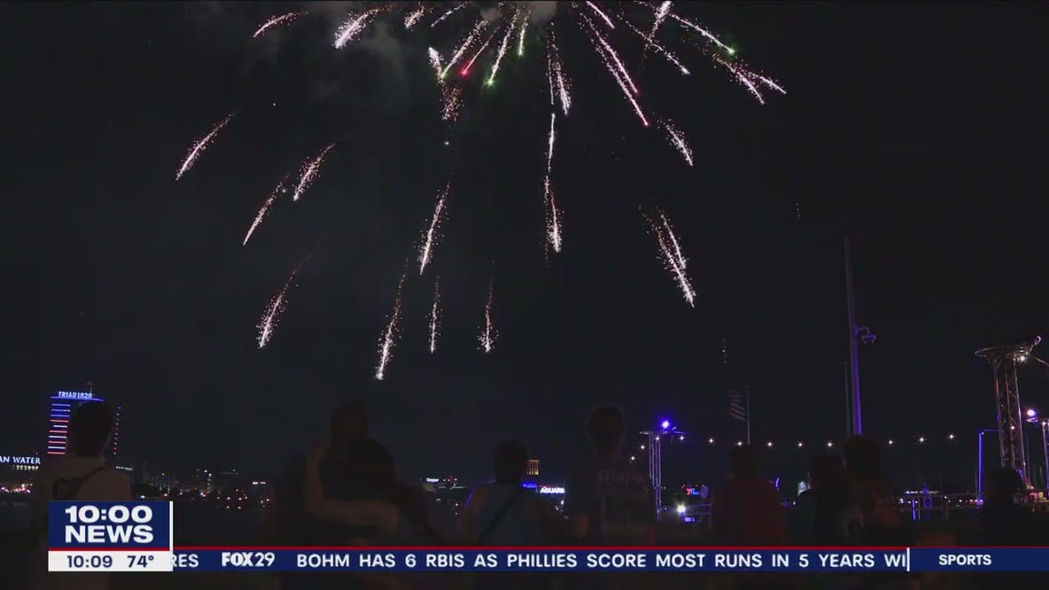 Thousands attend 4th of July fireworks at Penn’s Landing